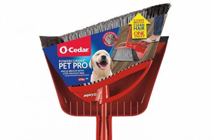 Метла Amazon O-Cedar Pet Pro и совок для мусора PowerCorner